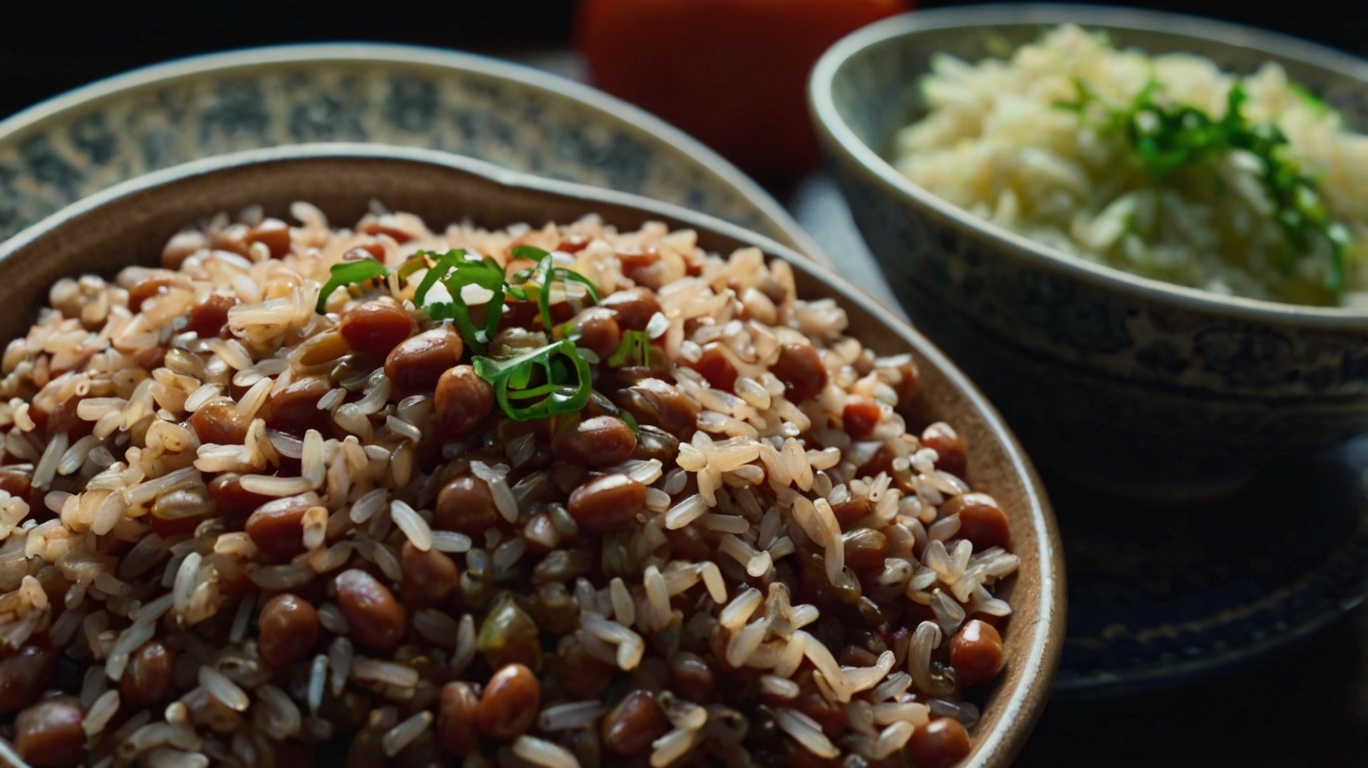 What is it called when rice and beans are cooked together?